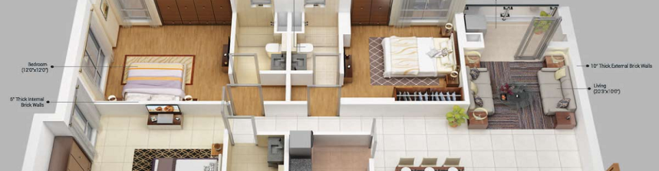 3 BHK Flat in Gurgaon