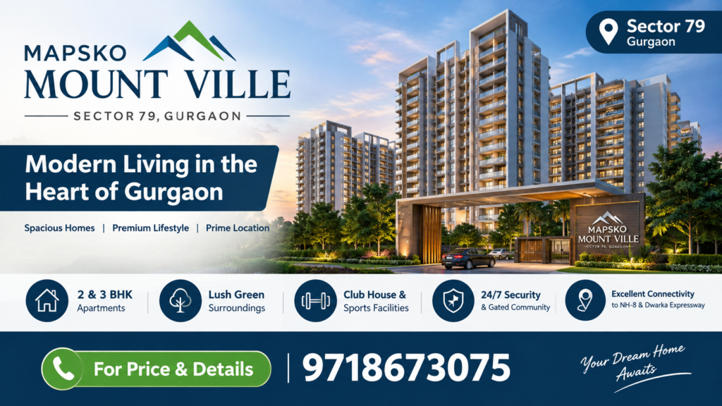 Mapsko Mount Ville Sector 79 | Price & Details | 9718673075