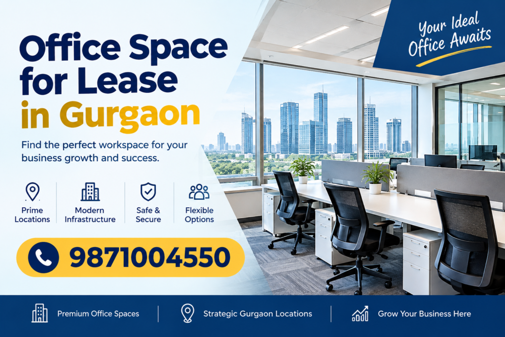 Office Space for Lease in Gurgaon | 9871004550