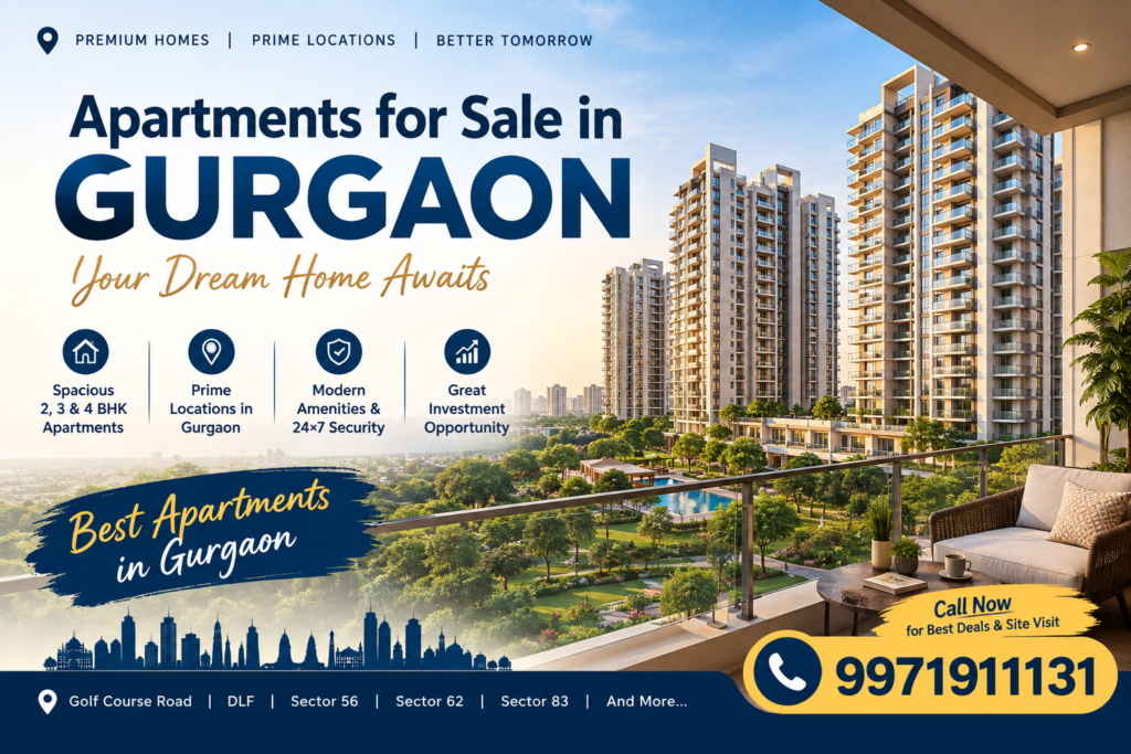 Apartments for Sale in Gurgaon | 9971911131